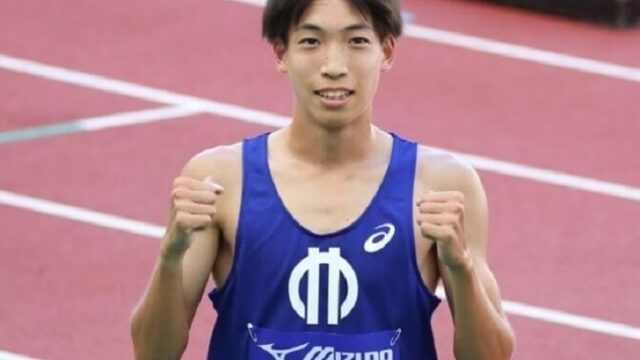 三浦龍司選手の画像